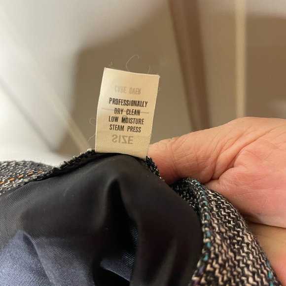 Vintage 80’s Bretton Place Gray Tweed Blazer and Skirt Sz 8 - Picture 6 of 7